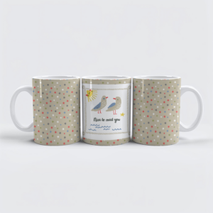 raxxa Premium-Tasse: Lía y Noa bajo el sol