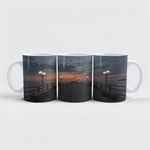 raxxa Premium-Tasse: Seebrücke Binz