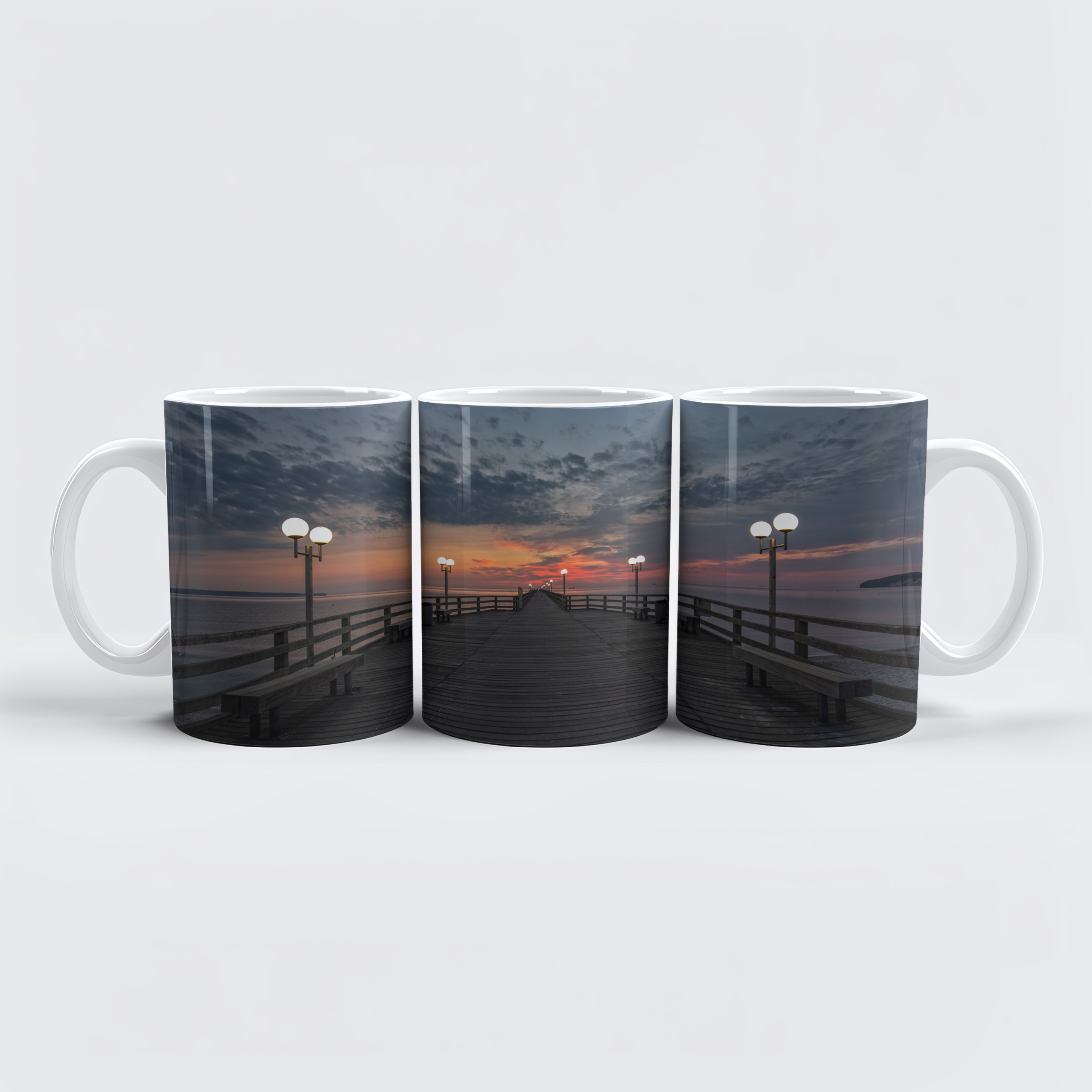 raxxa Premium-Tasse: Seebrücke Binz