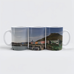 raxxa Premium-Tasse: Hafen Helgoland
