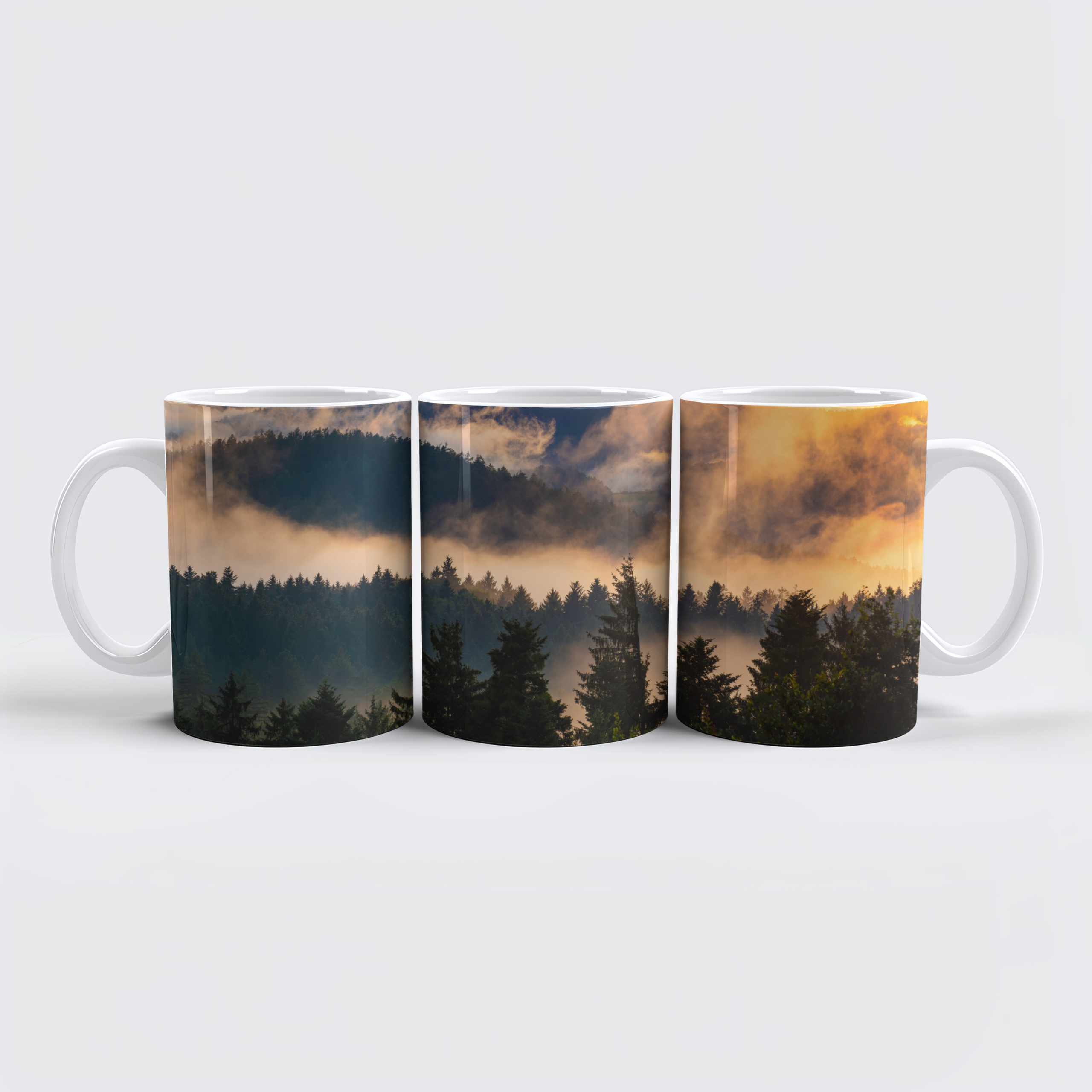 raxxa Premium-Tasse: Sommerabend im Bayerischen Wald