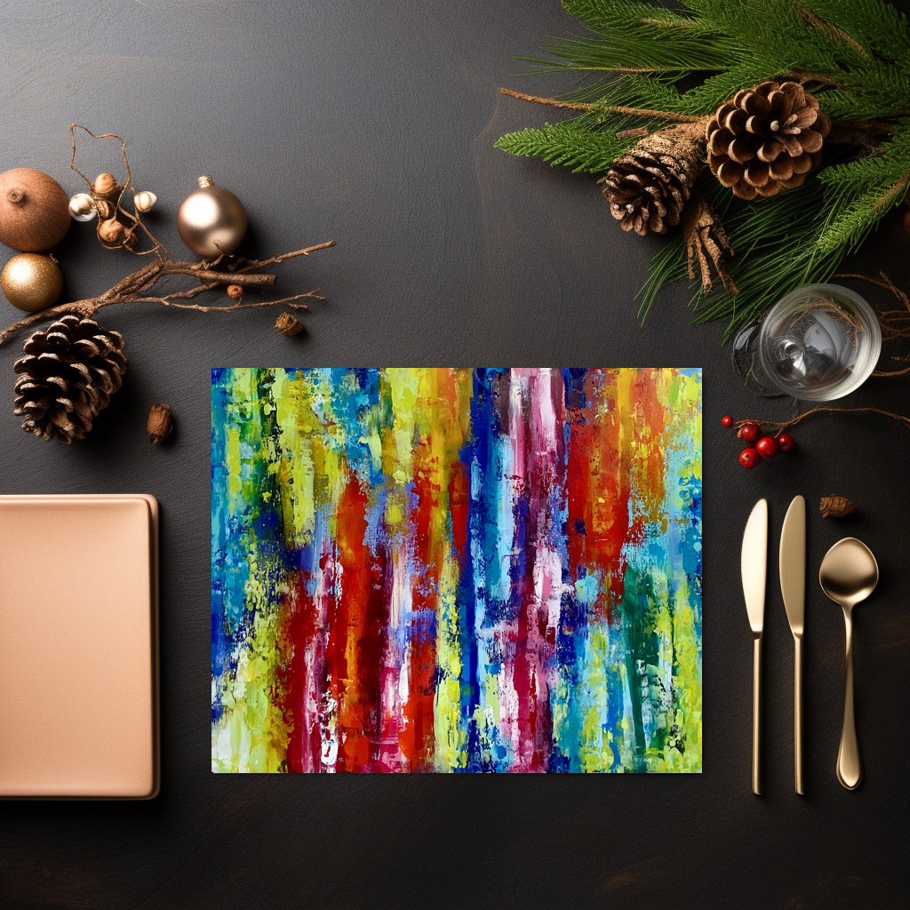 raxxa Premium-Tischset: Colors of my life - immagine 3