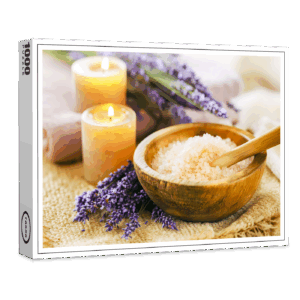 raxxa Premium-Puzzle: Lavendel, Kerzenlicht und Badesalze