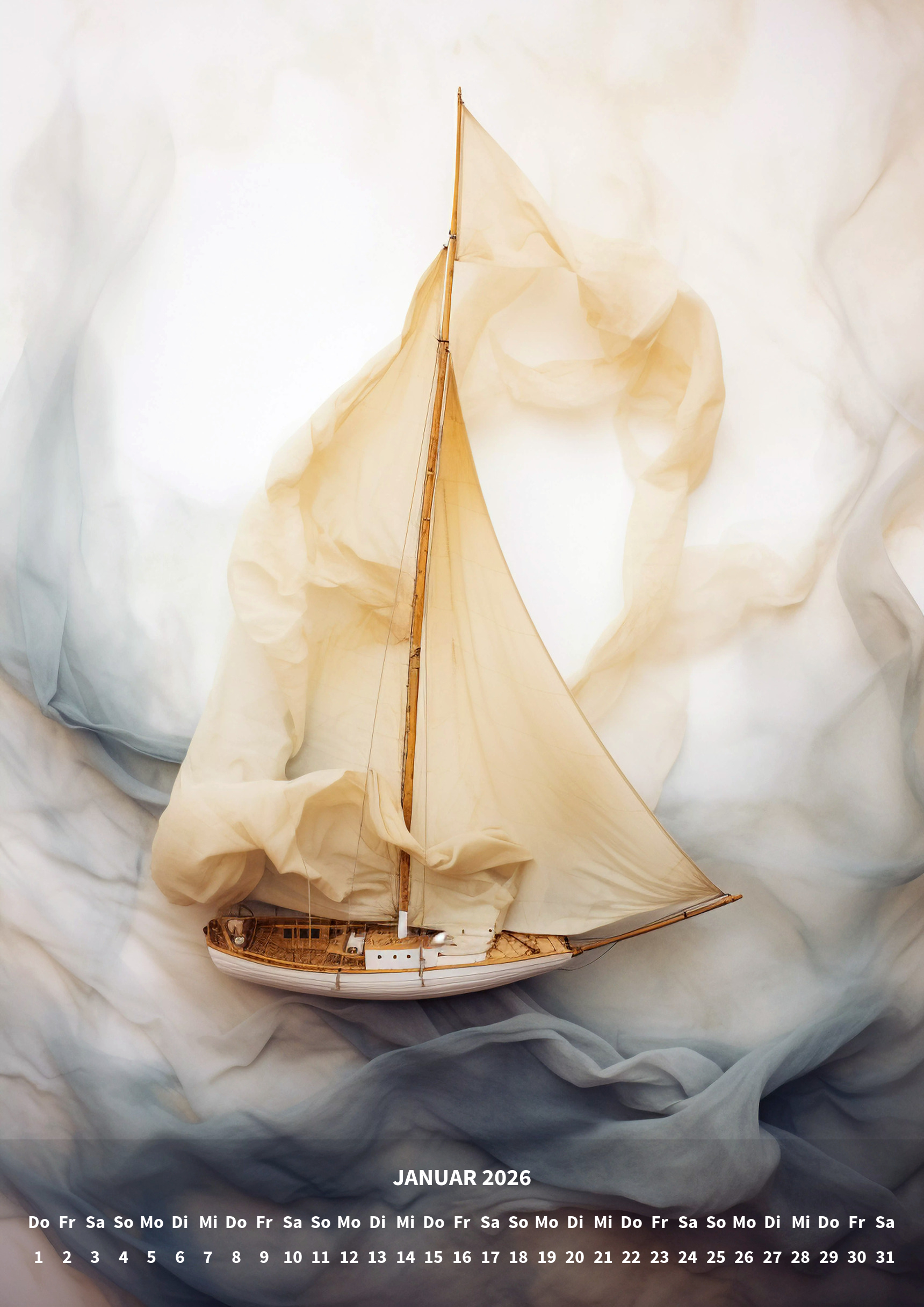 raxxa Premium-Monatskalender Meereszauber – Image 3