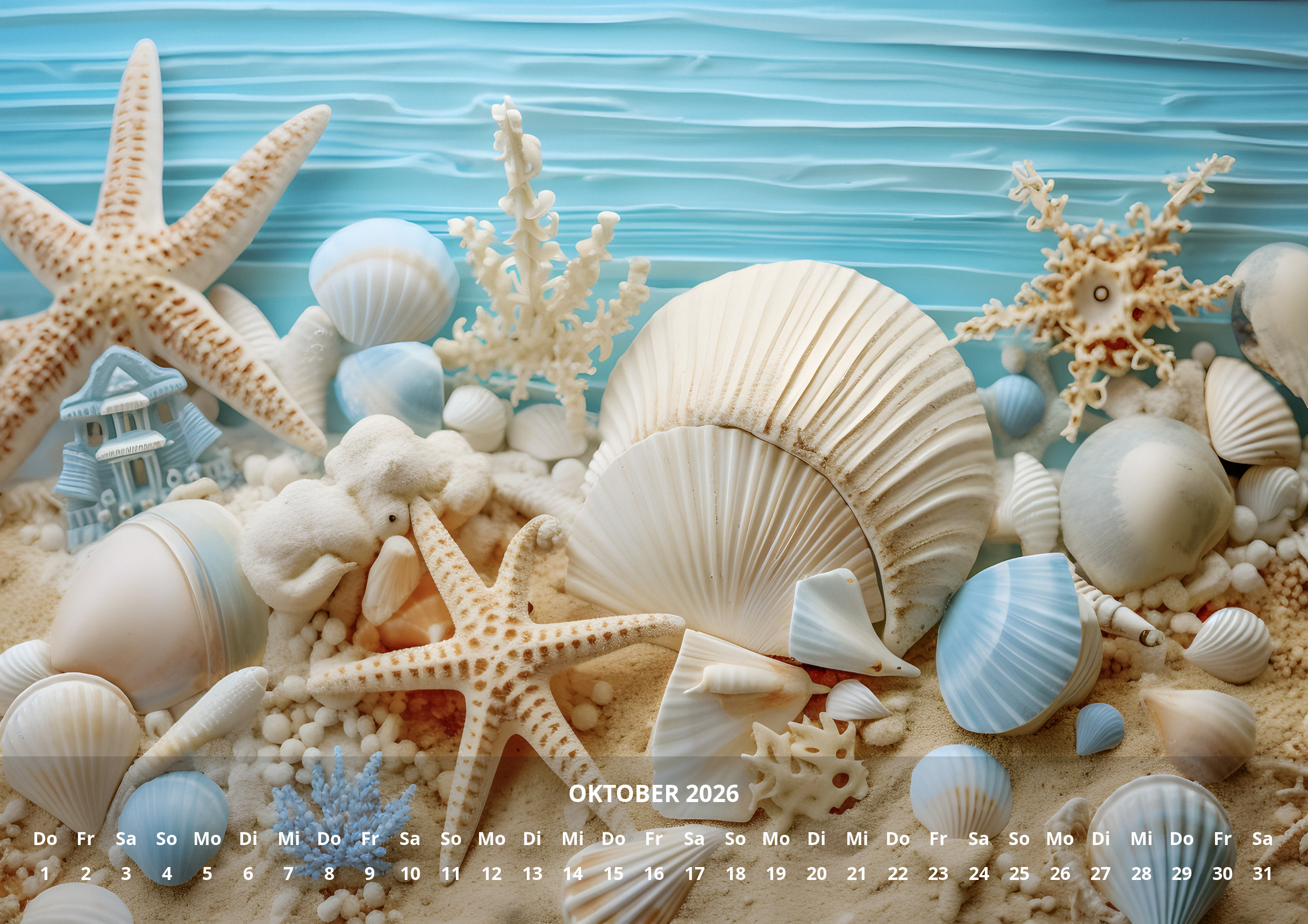 raxxa Premium-Monatskalender Maritime Seestücke 2026 - Image 12