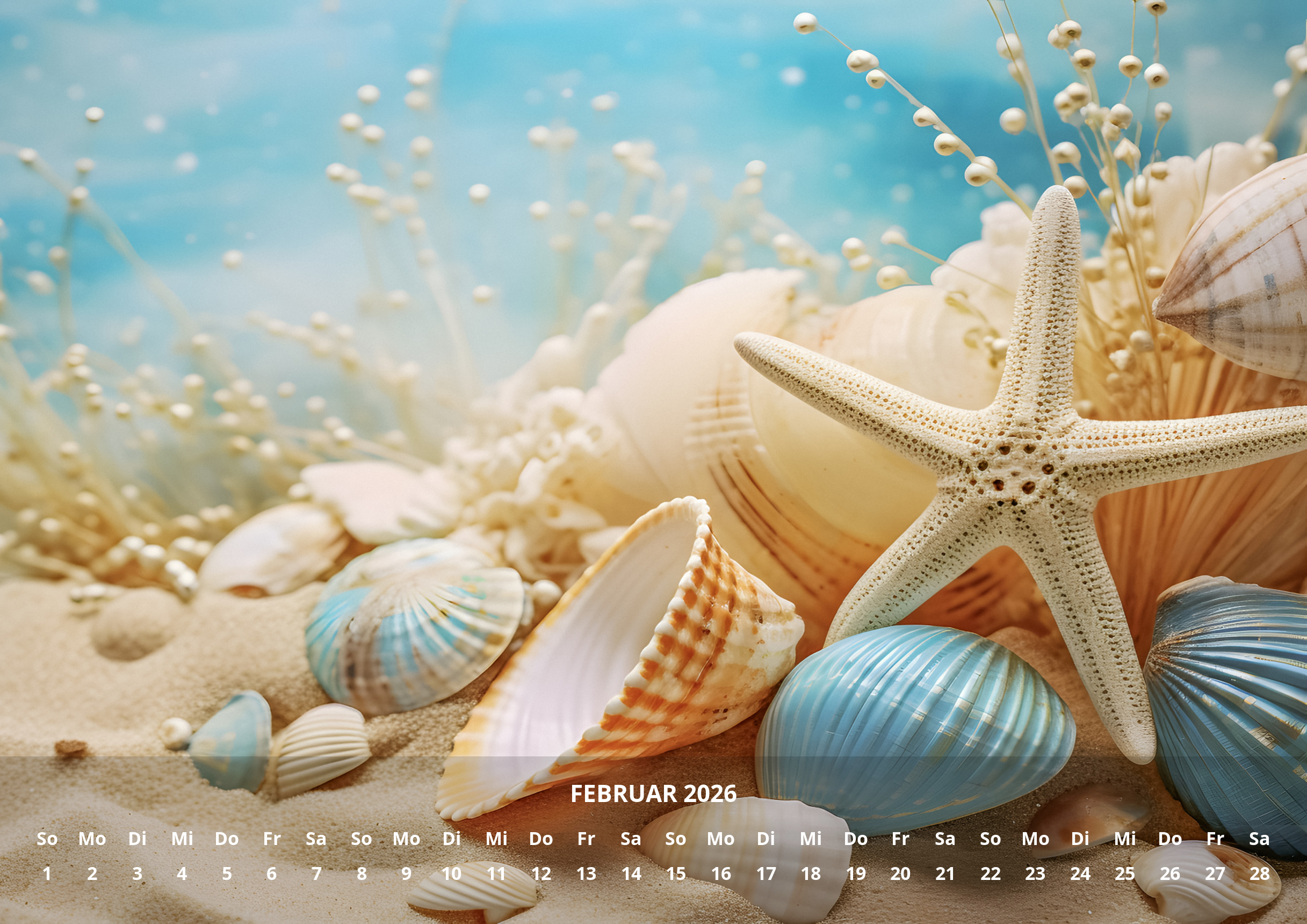 raxxa Premium-Monatskalender Maritime Seestücke 2026 - Image 4