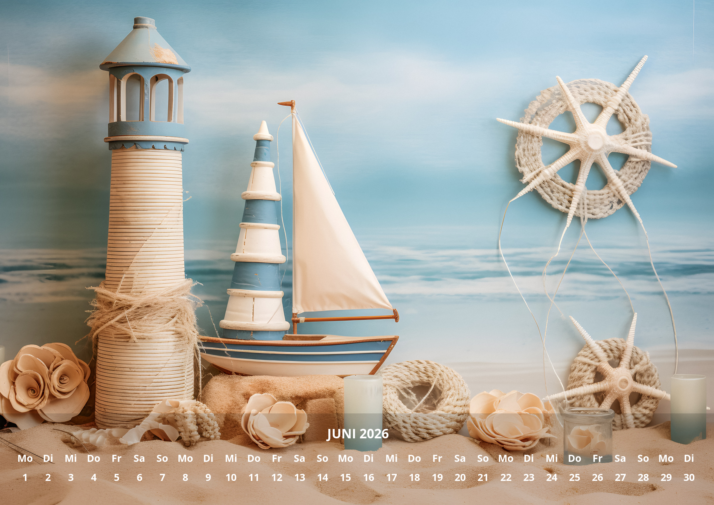 raxxa Premium-Monatskalender Maritime Seestücke 2026 - Image 8