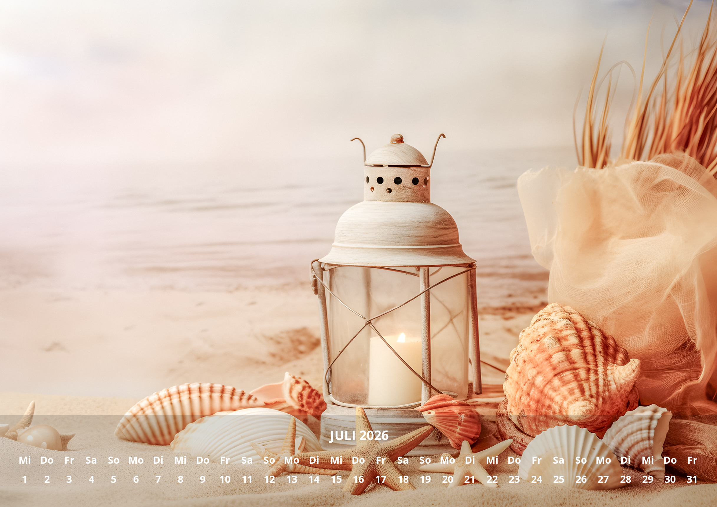 raxxa Premium-Monatskalender Maritime Seestücke 2026 - Image 9