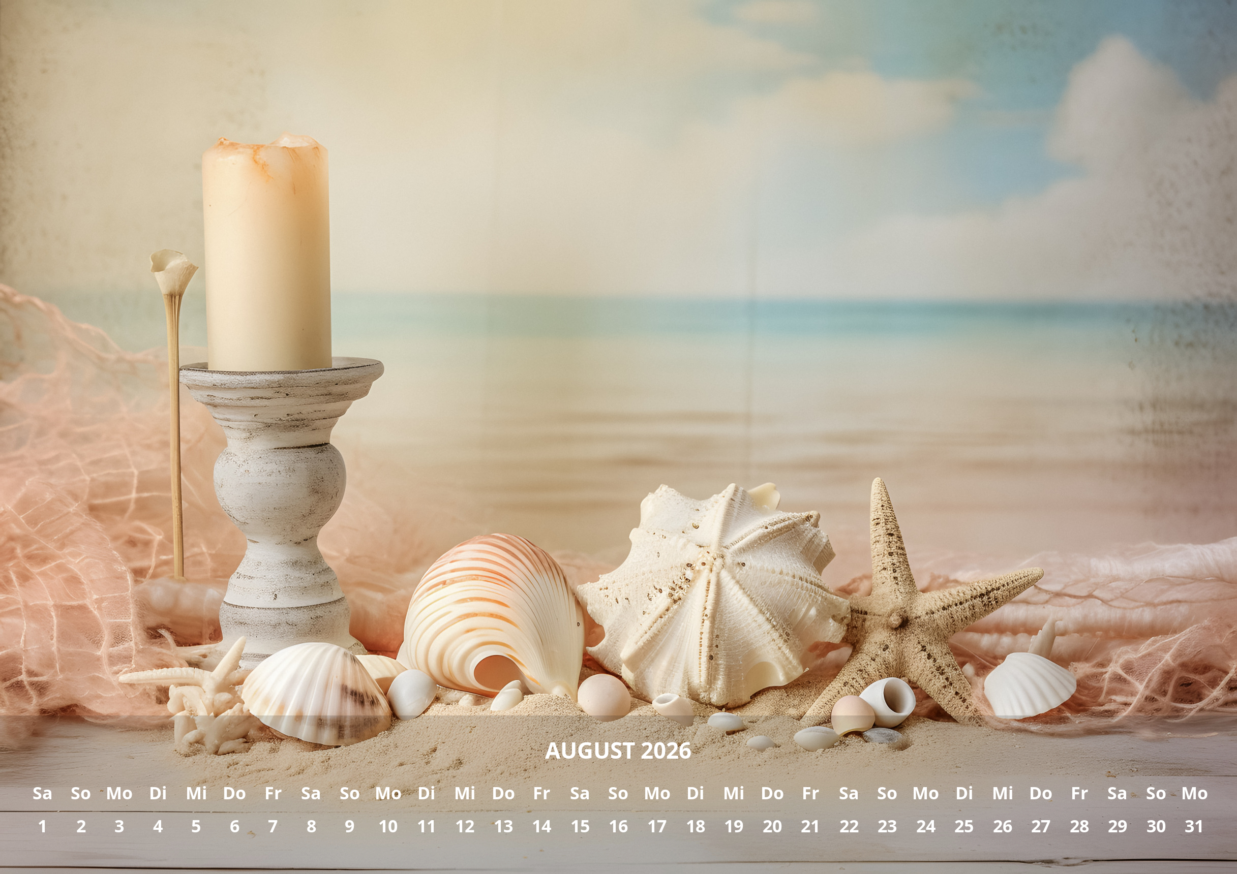 raxxa Premium-Monatskalender Maritime Seestücke 2026 - Image 10