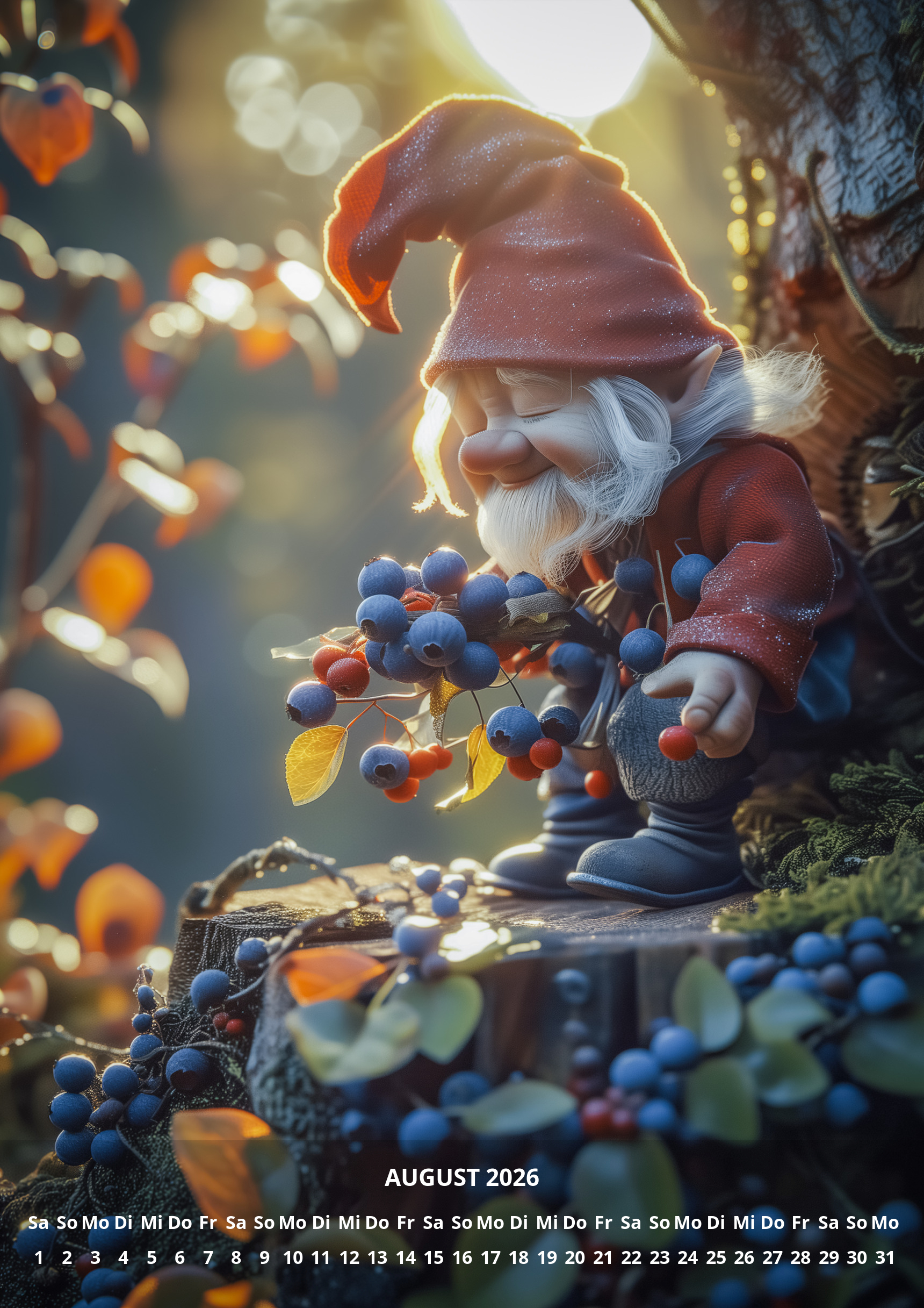 raxxa Premium-Monatskalender Zwerge 2026 - Image 10