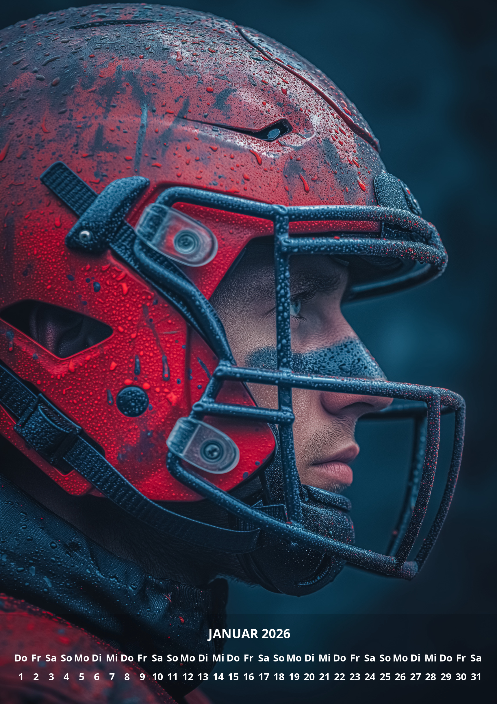 raxxa Premium-Monatskalender 12 Yards of Glory 2026 - immagine 3