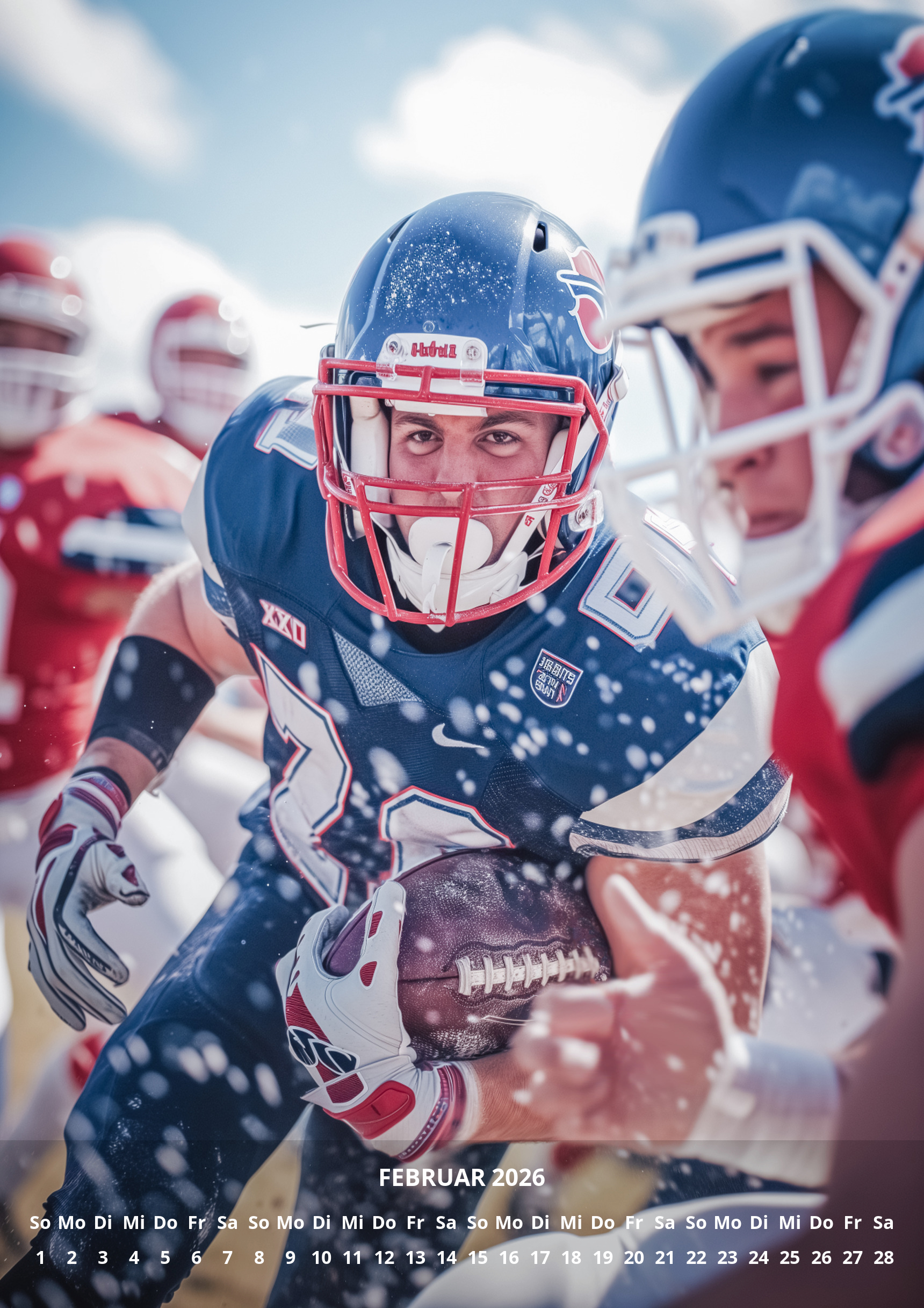 raxxa Premium-Monatskalender 12 Yards of Glory 2026 - immagine 4