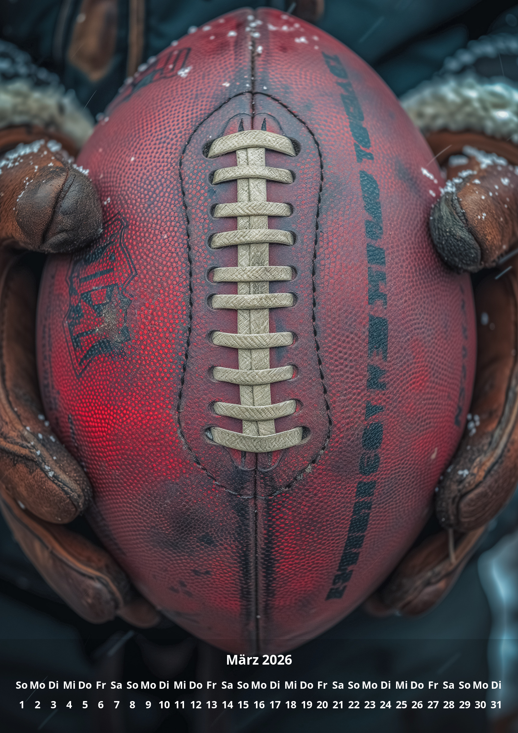 raxxa Premium-Monatskalender 12 Yards of Glory 2026 - immagine 5