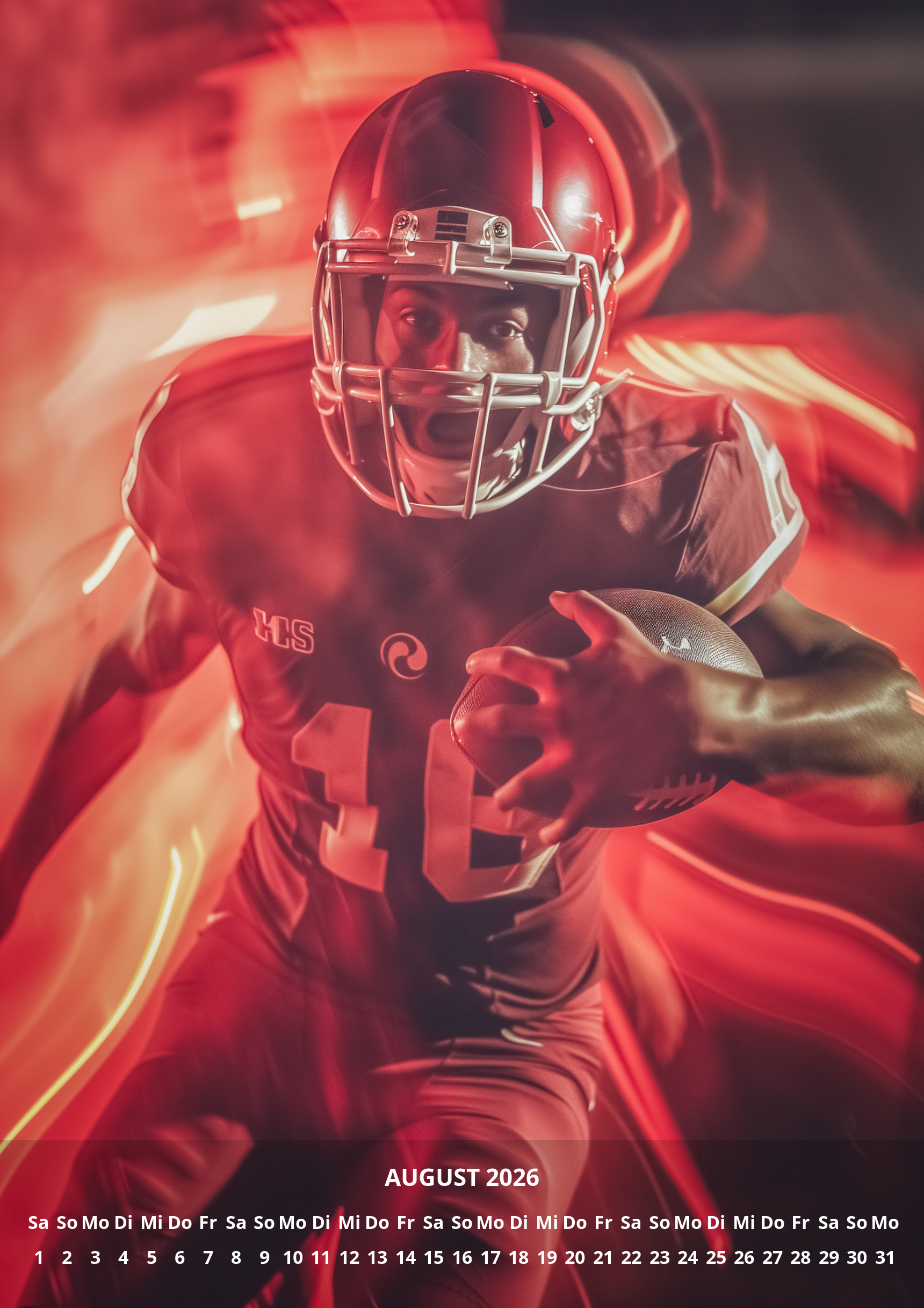 raxxa Premium-Monatskalender 12 Yards of Glory 2026 - immagine 10