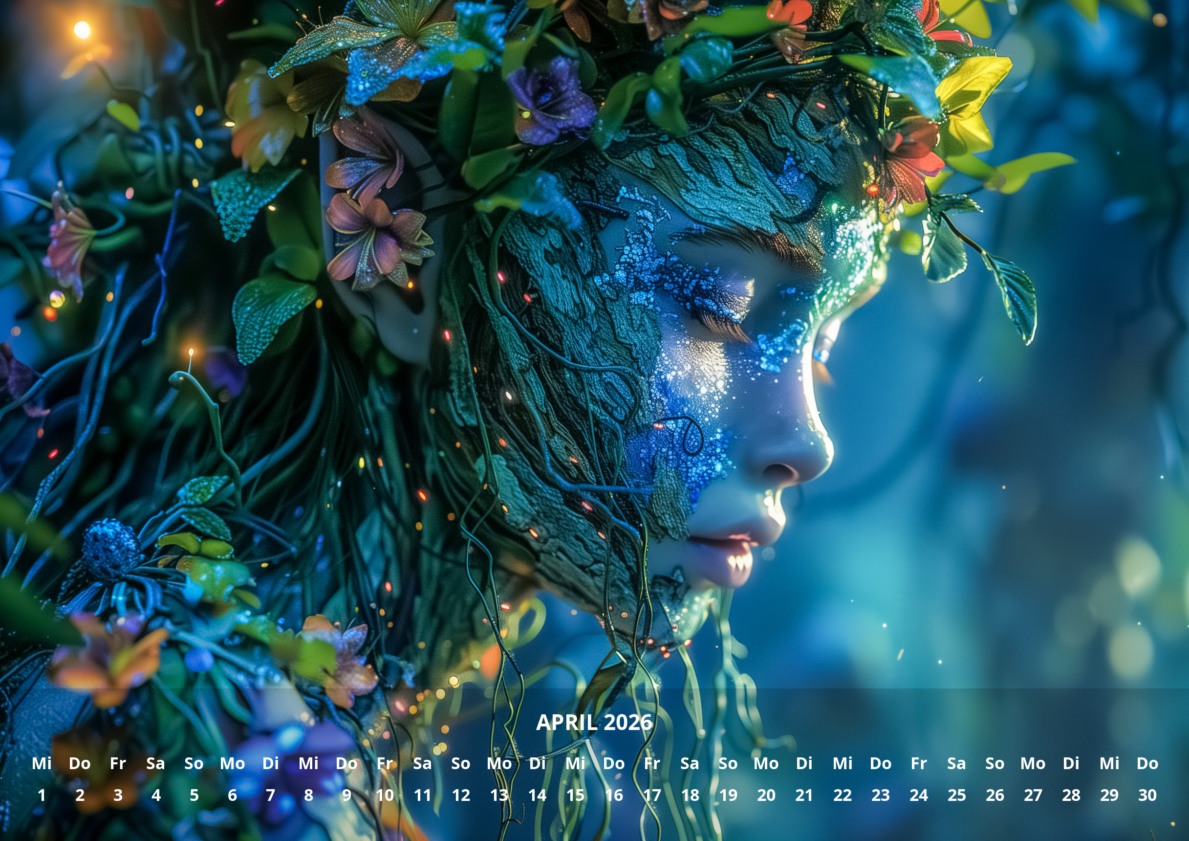 raxxa Premium-Monatskalender Licht und Magiewesen 2026 - Imagen 6