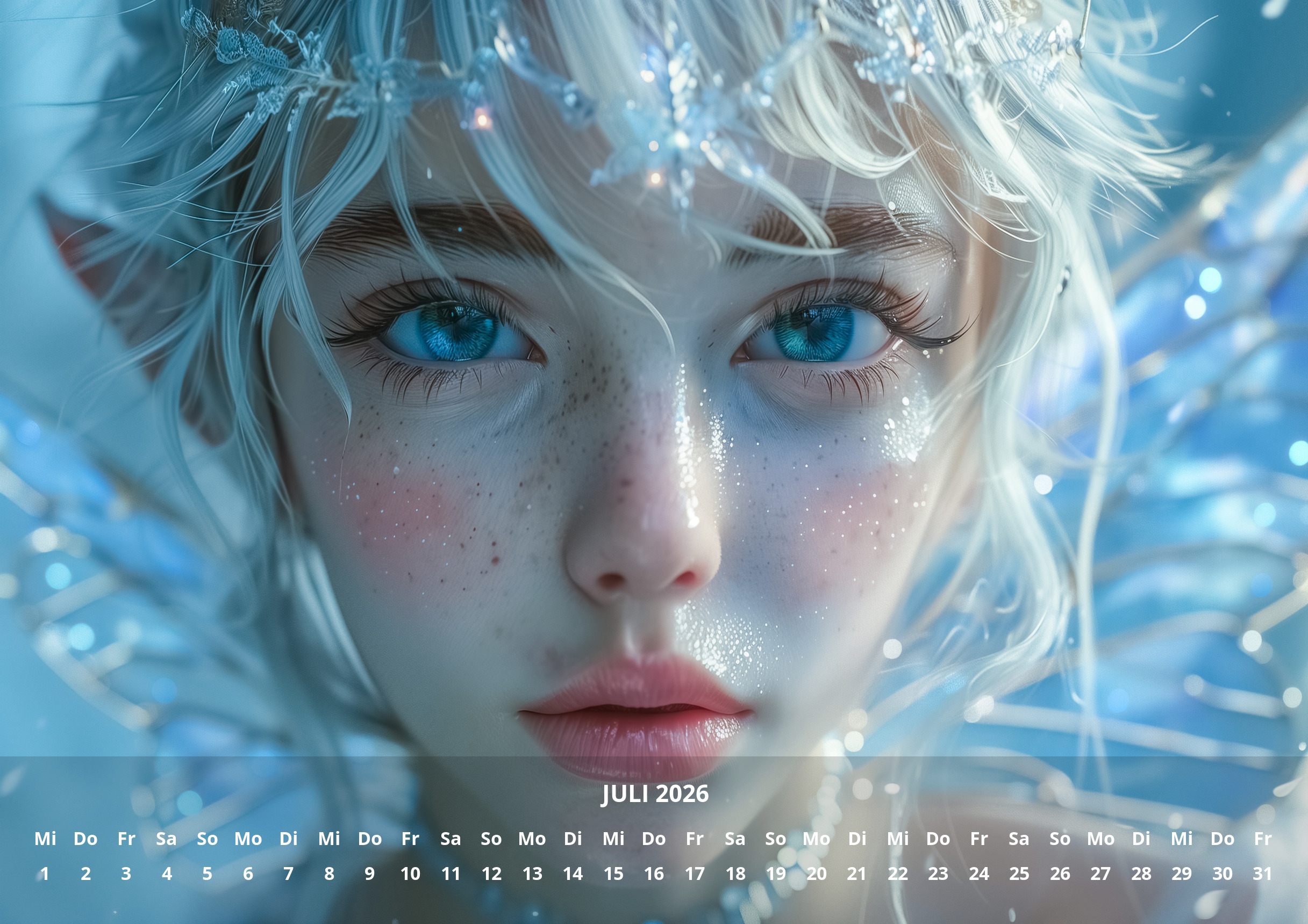 raxxa Premium-Monatskalender Licht und Magiewesen 2026 - Imagen 9