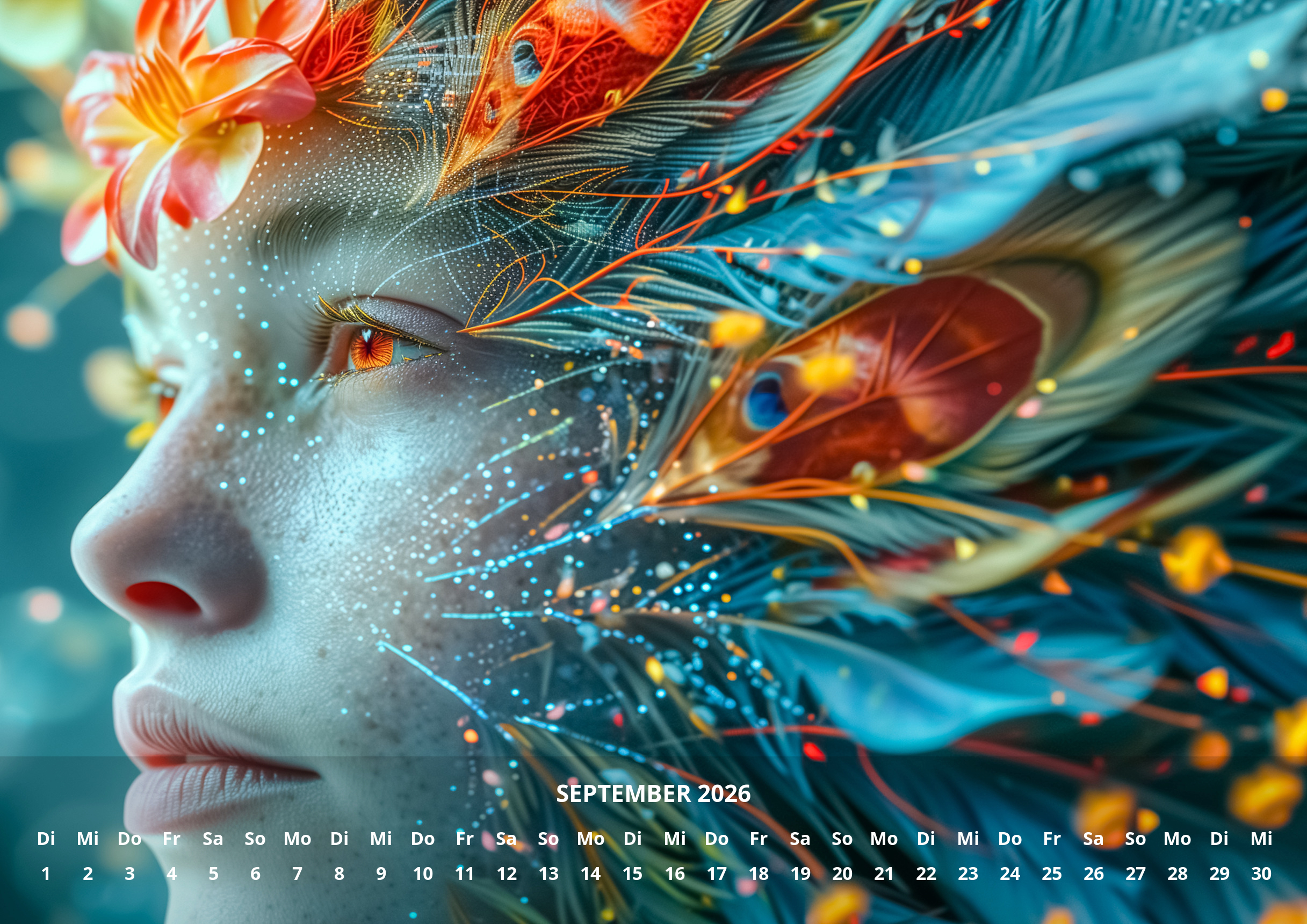 raxxa Premium-Monatskalender Licht und Magiewesen 2026 - Imagen 11