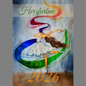 raxxa Premium-Monatskalender Herzfarben 2026