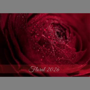 raxxa Premium-Monatskalender Floral 2026