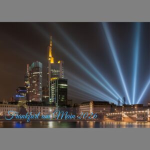 raxxa Premium-Monatskalender Frankfurt am Main 2026