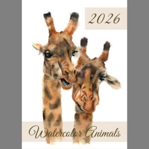raxxa Premium-Monatskalender Animals 2026