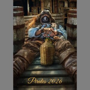 raxxa Premium-Monatskalender Pirates 2026