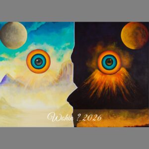 raxxa Premium-Monatskalender Corona Serie Wohin 2026