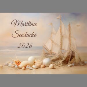 raxxa Premium-Monatskalender Maritime Seestücke 2026