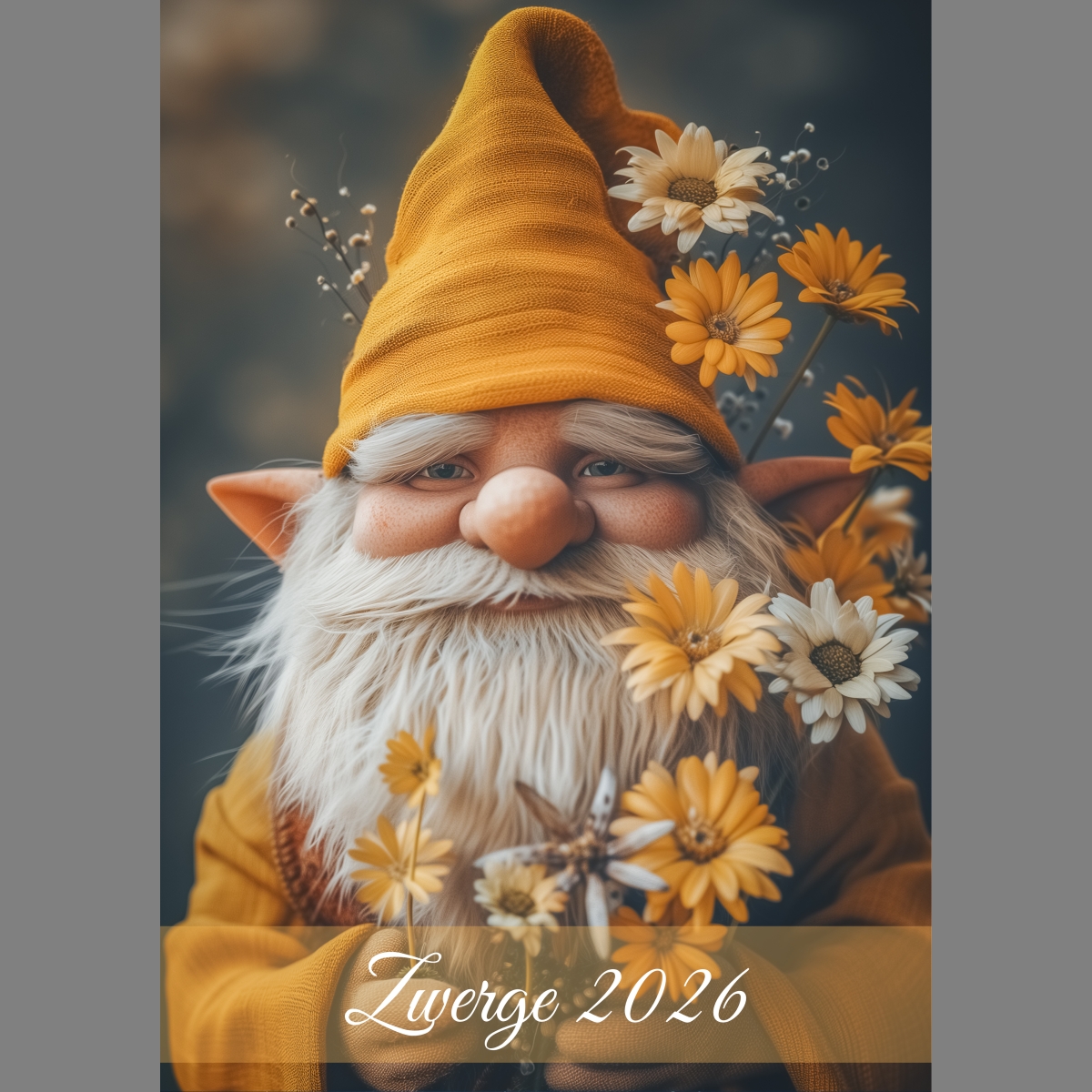 raxxa Premium-Monatskalender Zwerge 2026