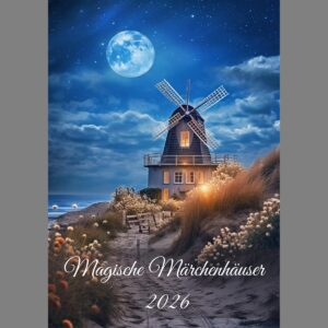 raxxa Premium-Monatskalender Magische Märchenhäuser 2026
