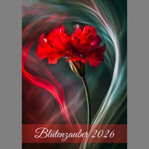 raxxa Premium-Monatskalender Blütenzauber 2026