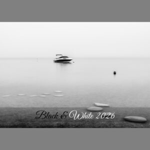 raxxa Premium-Monatskalender Black & White 2026