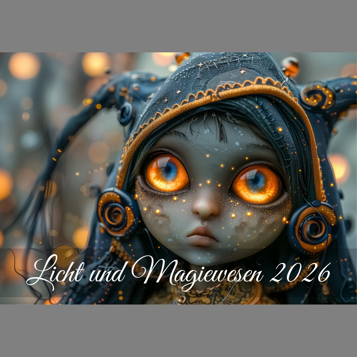 raxxa Premium-Monatskalender Licht und Magiewesen 2026