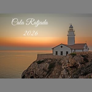raxxa Premium-Monatskalender Cala Ratjada 2026