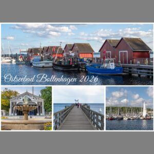 raxxa Premium-Monatskalender Ostseebad Boltenhagen 2026