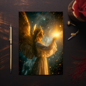 raxxa Postkarte: Angel Holding a Radiant Star