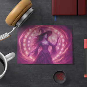 raxxa Postkarte: Witch summoning runes in a magic circle