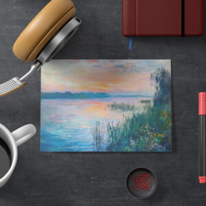 raxxa Postkarte: Sunrise Autumn River Reflections