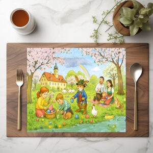 raxxa Premium-Tischset: Easter Egg Hunt in Park