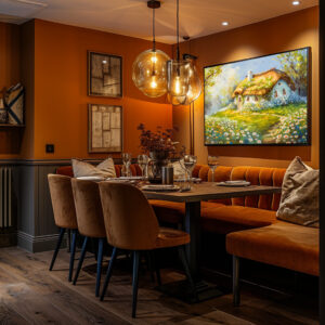 Poster: Thatched Roof Cottage by Daisy Meadow