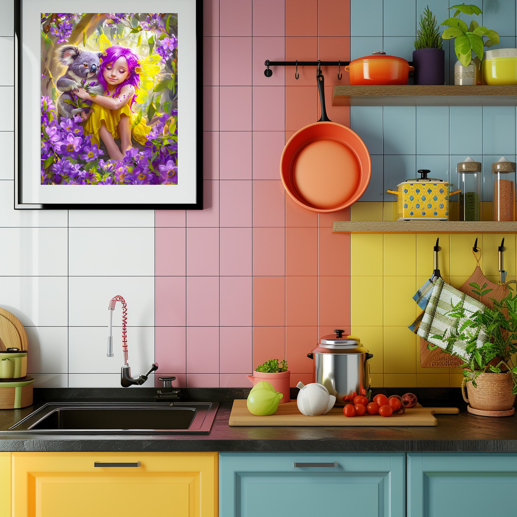 Poster: Tropical Fairy with Koalas and Orchids - Image 2