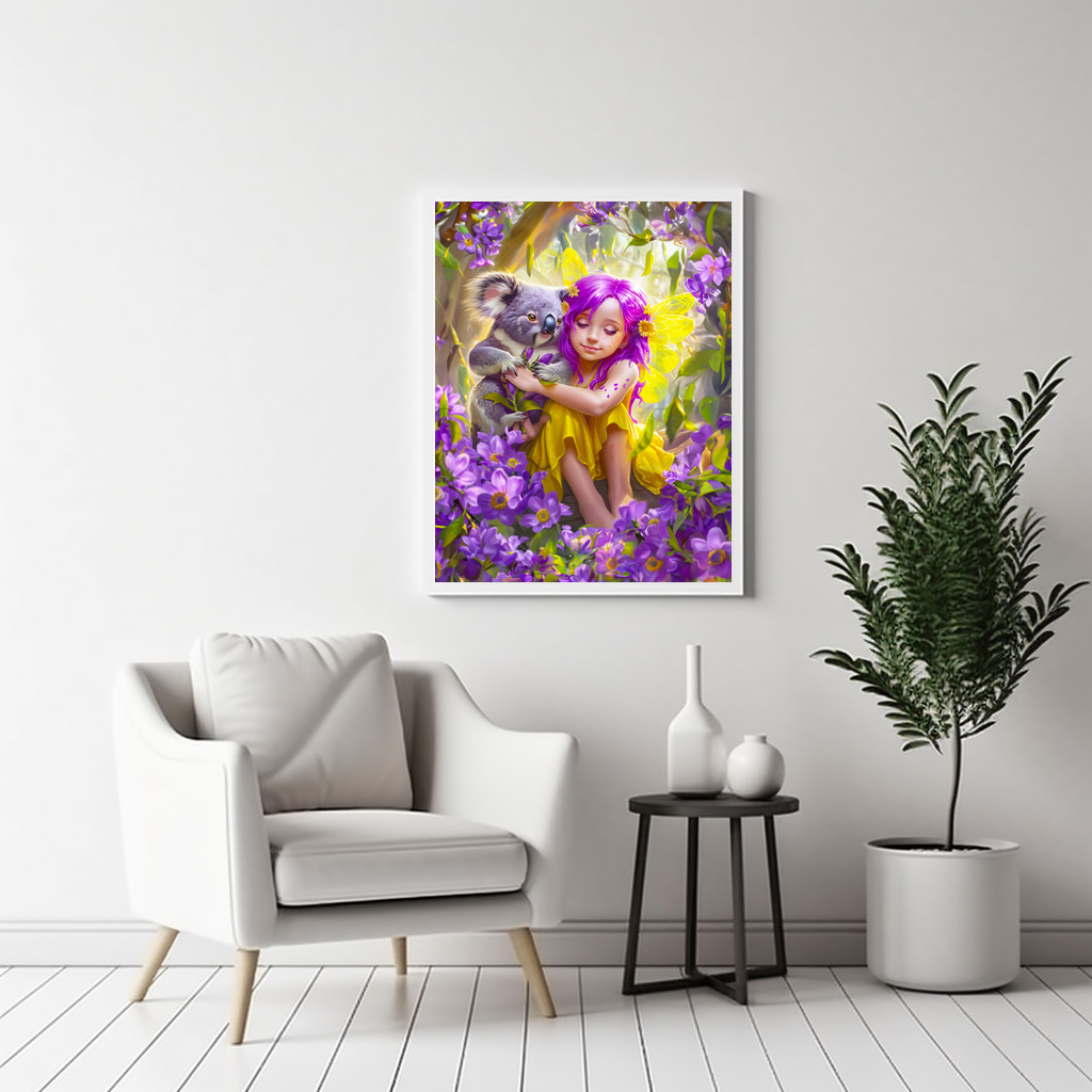 Poster: Tropical Fairy with Koalas and Orchids - Image 3