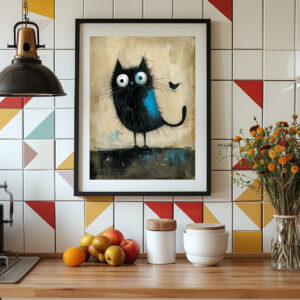 Poster: Hybrid Creature on Cat and Bird