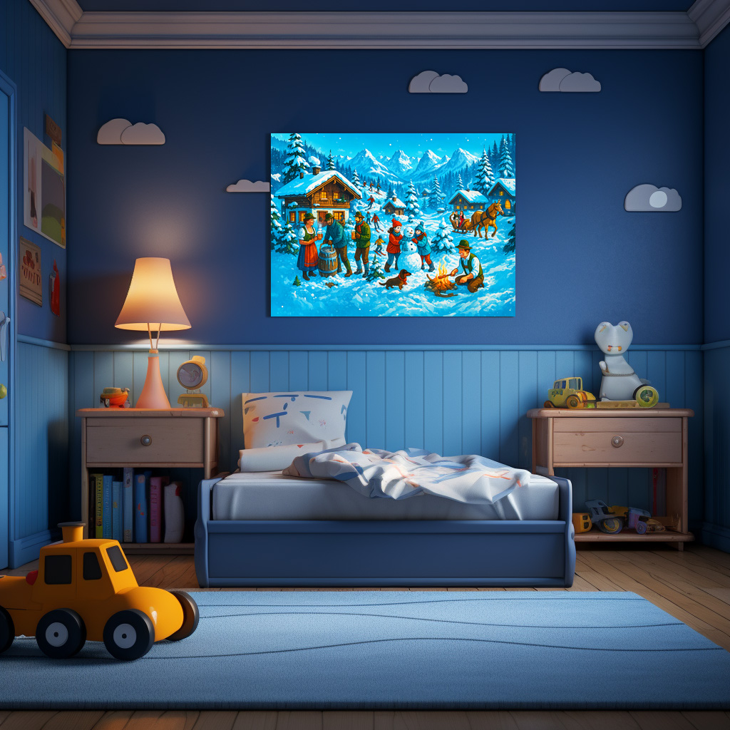 Poster: Winter Fun in Alpine Village – Image 2