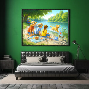 Poster: Kids Picnic by Iasar River