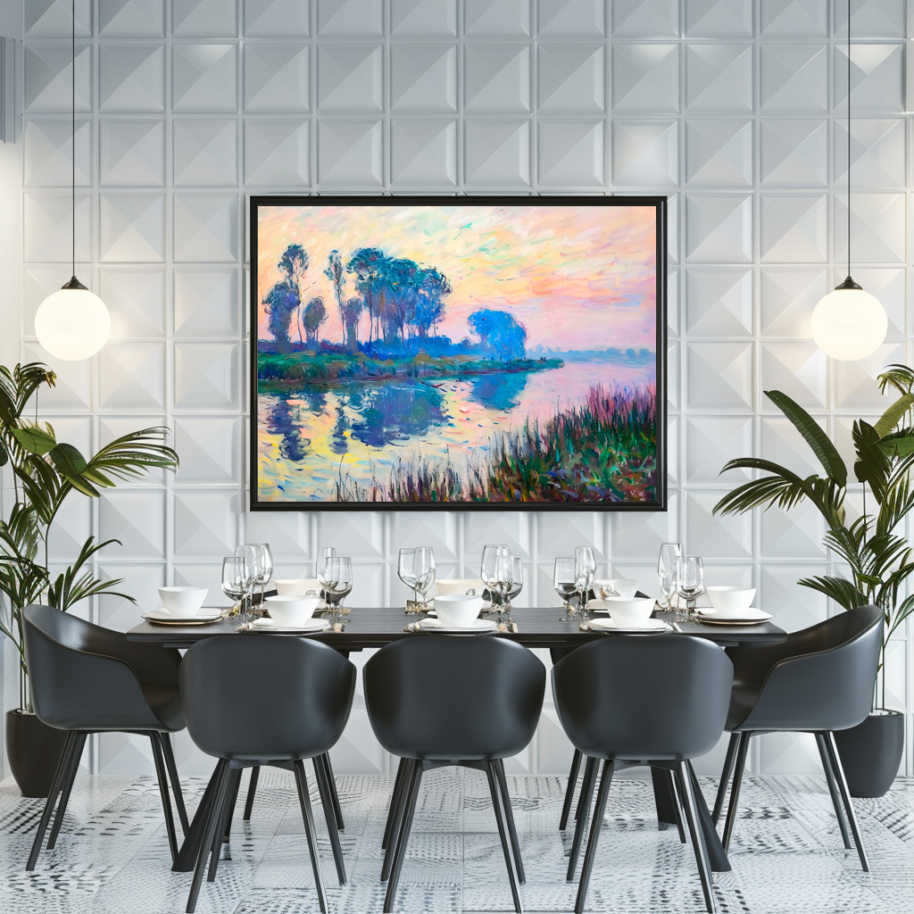 Poster: Tranquil Spring River Scene at Havelland - immagine 2