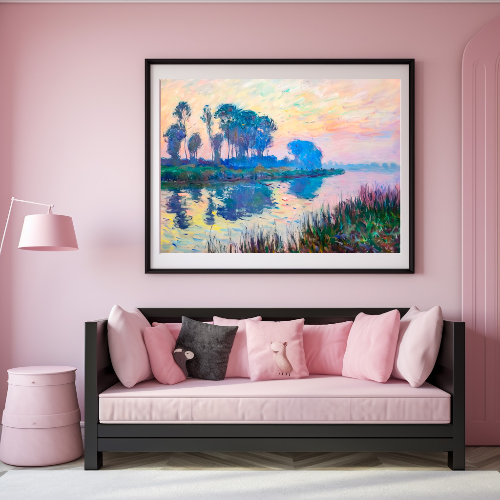 Poster: Tranquil Spring River Scene at Havelland - immagine 3