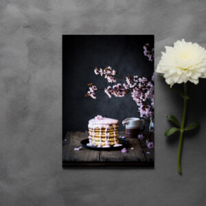 raxxa Postkarte: Pancakes with cherry frosting