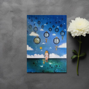 raxxa Postkarte: Relativität der Zeit