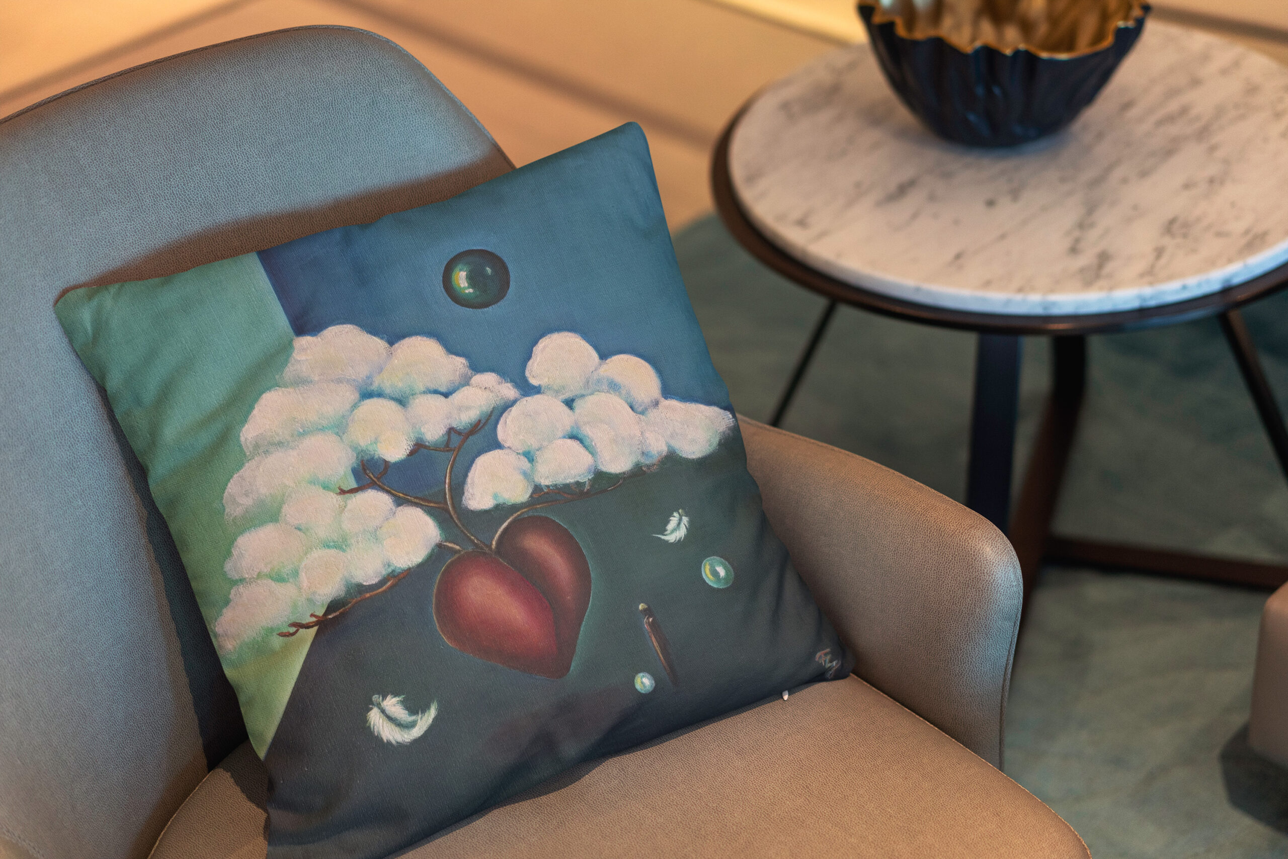 Kissen: Wo das Herz schlägt I – Image 2